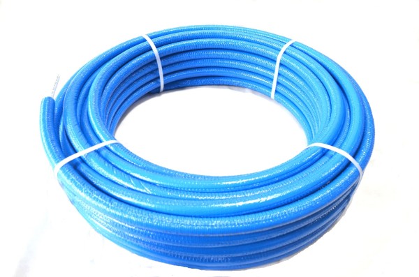 50 m Rolle BLAU Mehrschichtverbundrohr PEXB/AL/PEXB 16x2 mm 20x2 mm isoliert DVGW zertifiziert