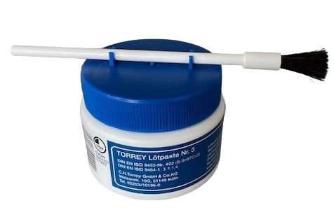 Weichlotpaste 250 g mit Pinsel